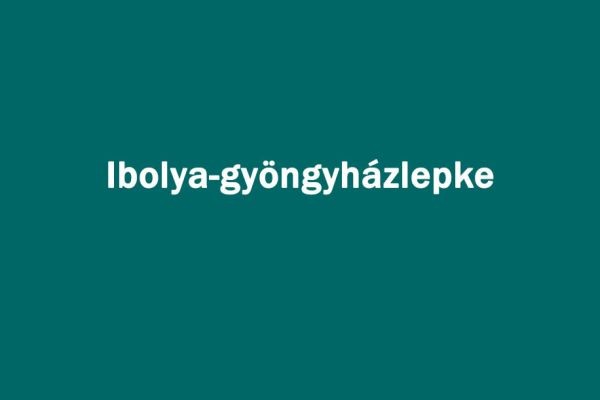 Ibolya-gyöngyházlepke