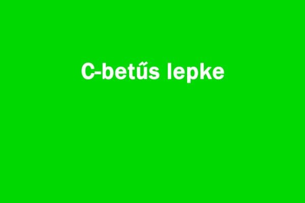 C-betűs lepke