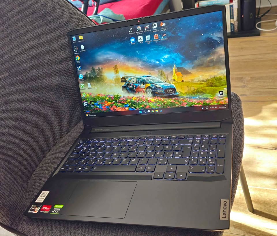 ELADÓ – Lenovo Ideapad Gaming 3 Ryzen 7 RTX 3050 Gamer laptop notebook